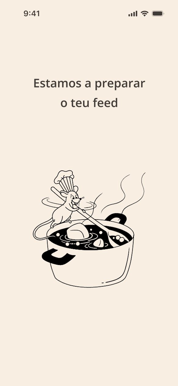 Loading screen: preparing your feed